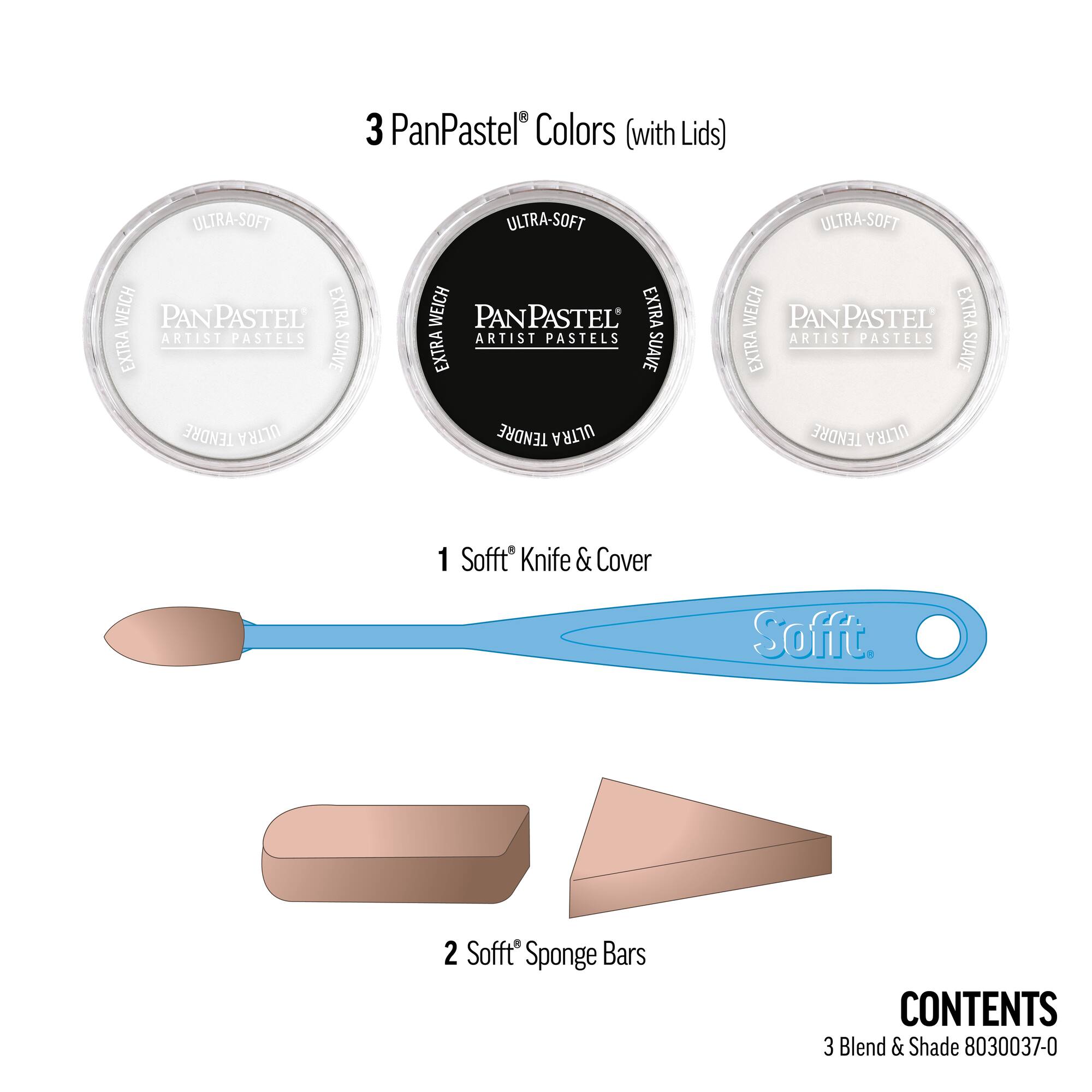PanPastel® Blend & Shade Artist Pastels